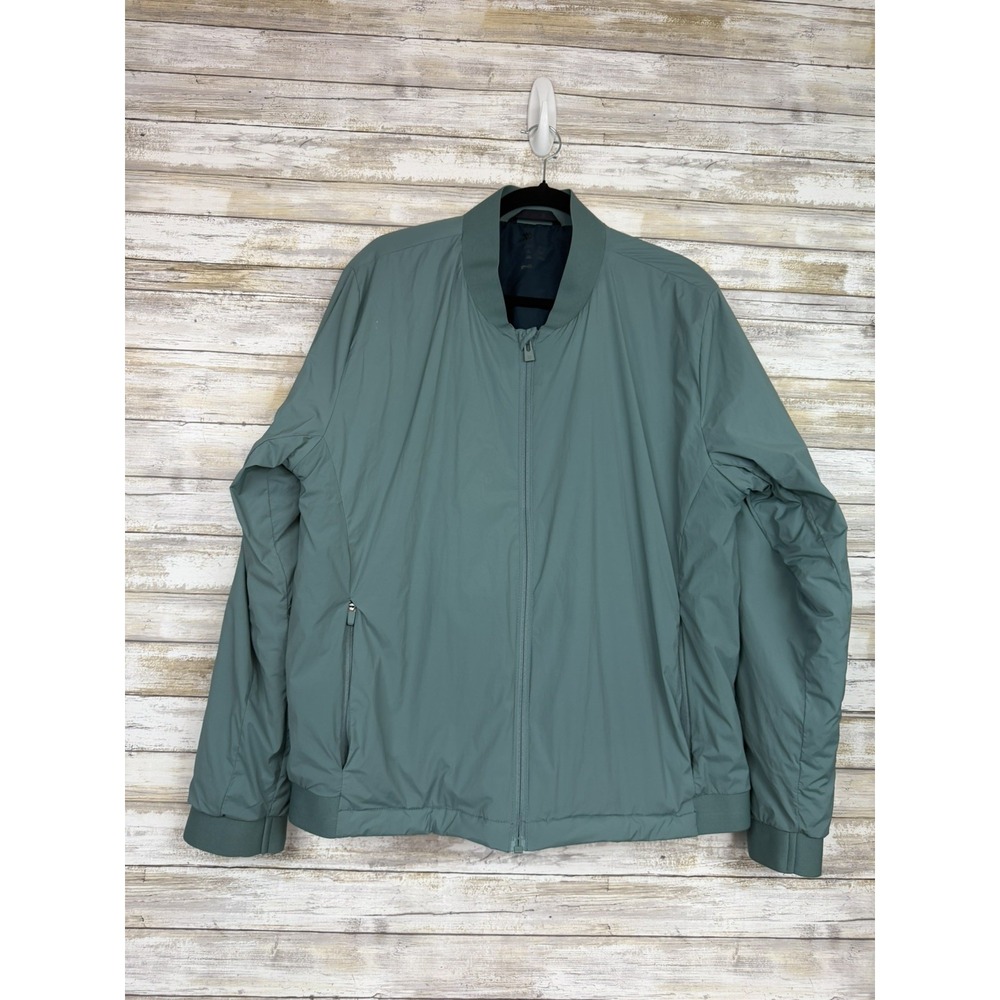 All in Motion Women's Green Full Zip Athleisure Jacket w/ Pockets Size L